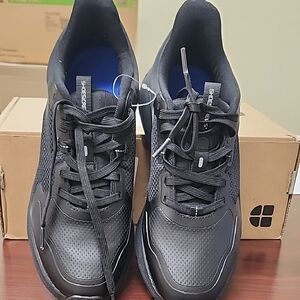 Womens Black Athletic Shoes Slip Resistant